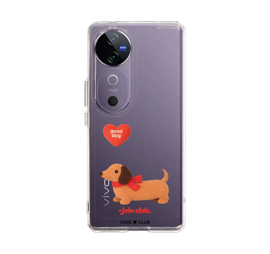 join the club heartful dachshund