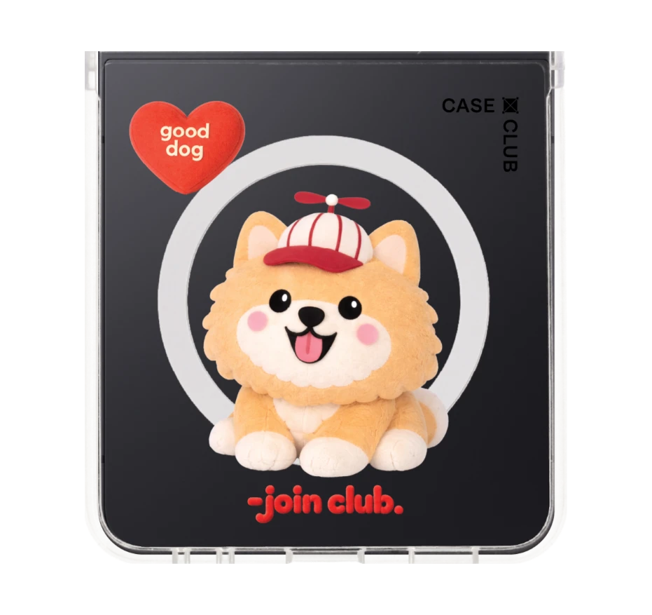 join the club heartful pomeranian
