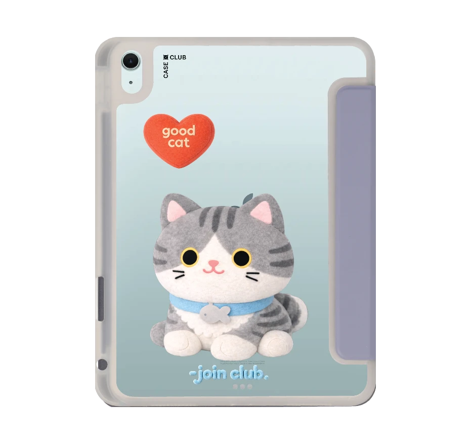 join the club heartful tabby cat