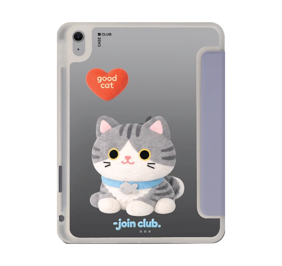 join the club heartful tabby cat