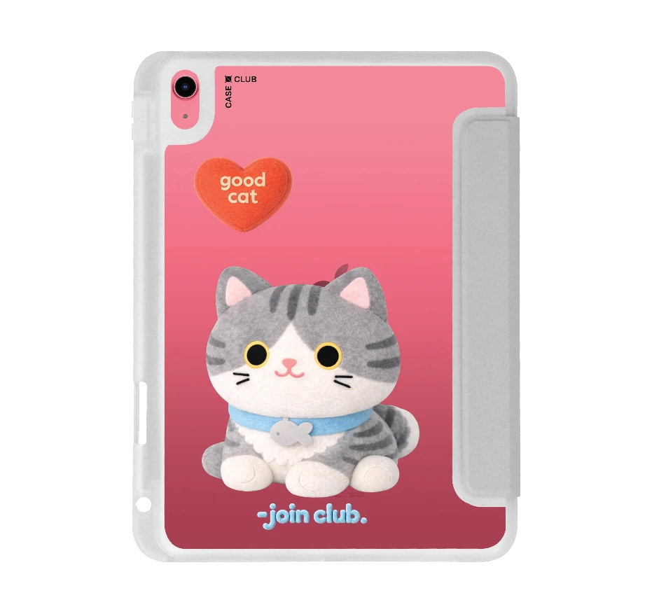 join the club heartful tabby cat