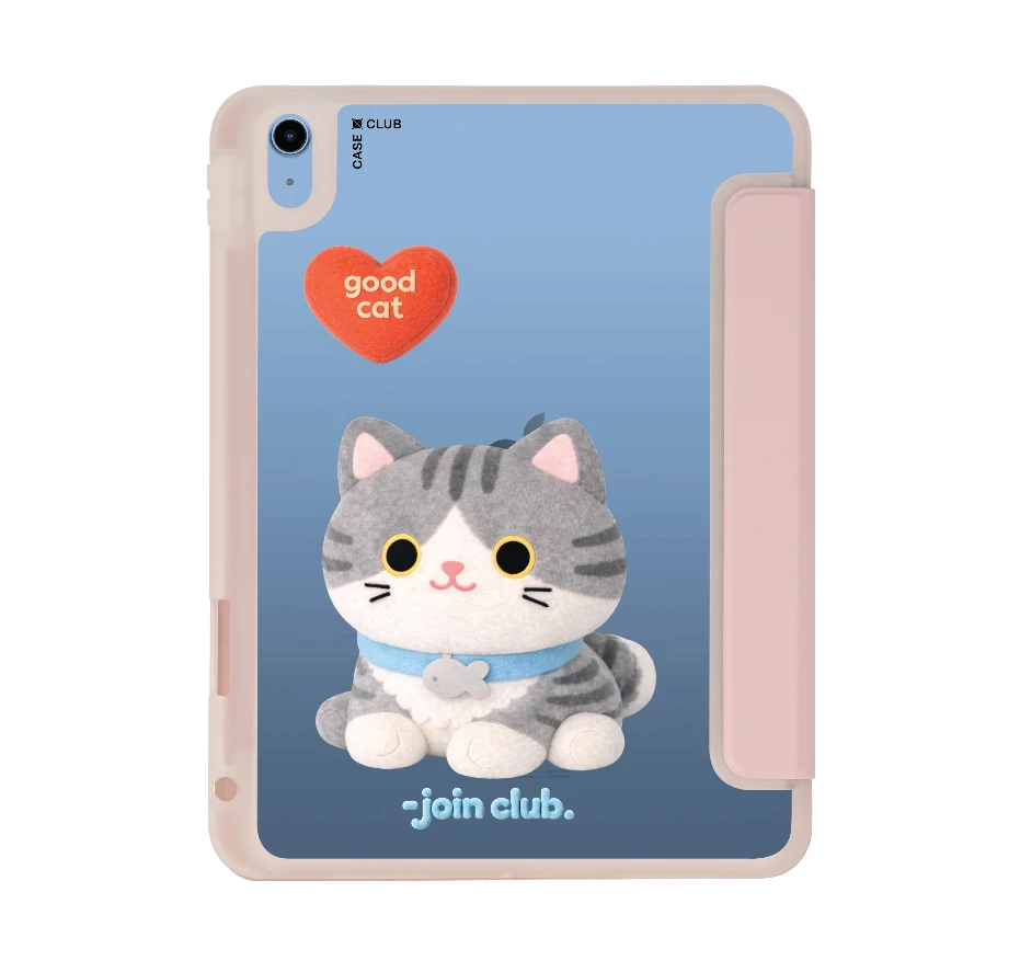 join the club heartful tabby cat