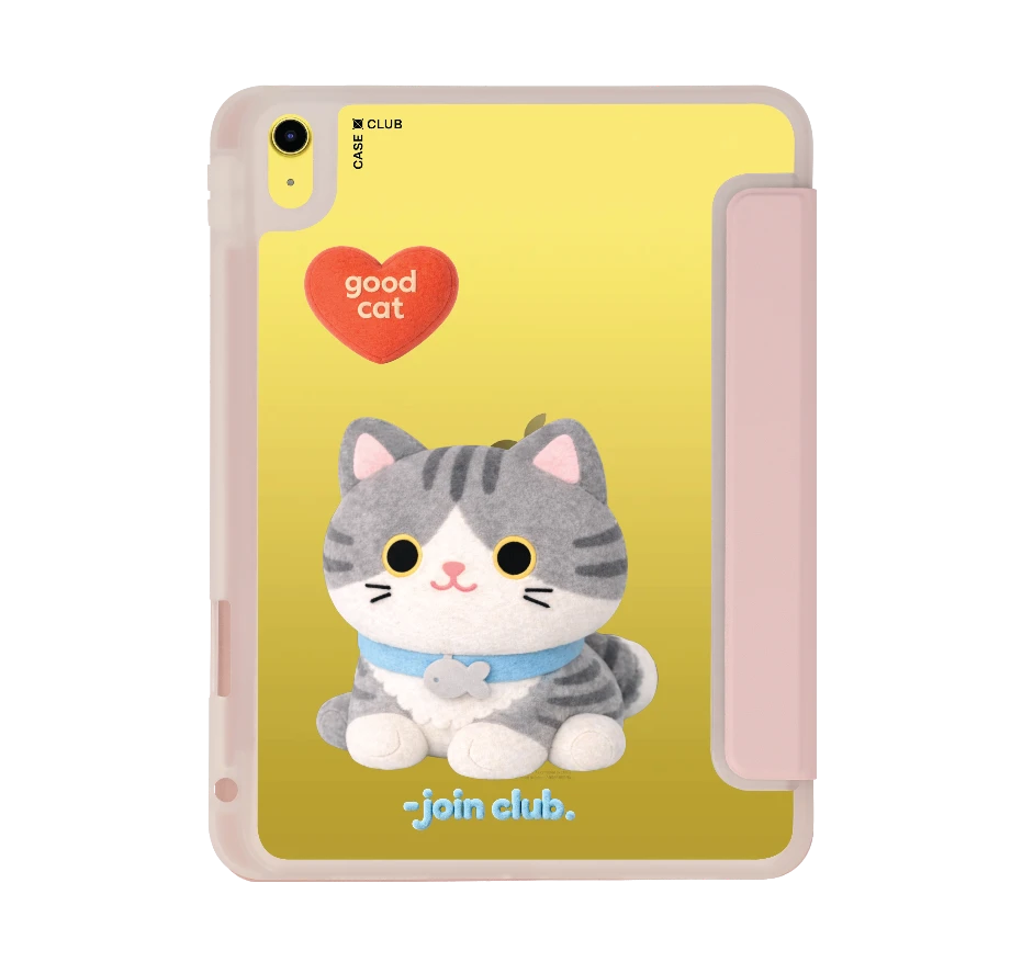 join the club heartful tabby cat