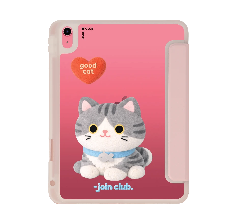 join the club heartful tabby cat