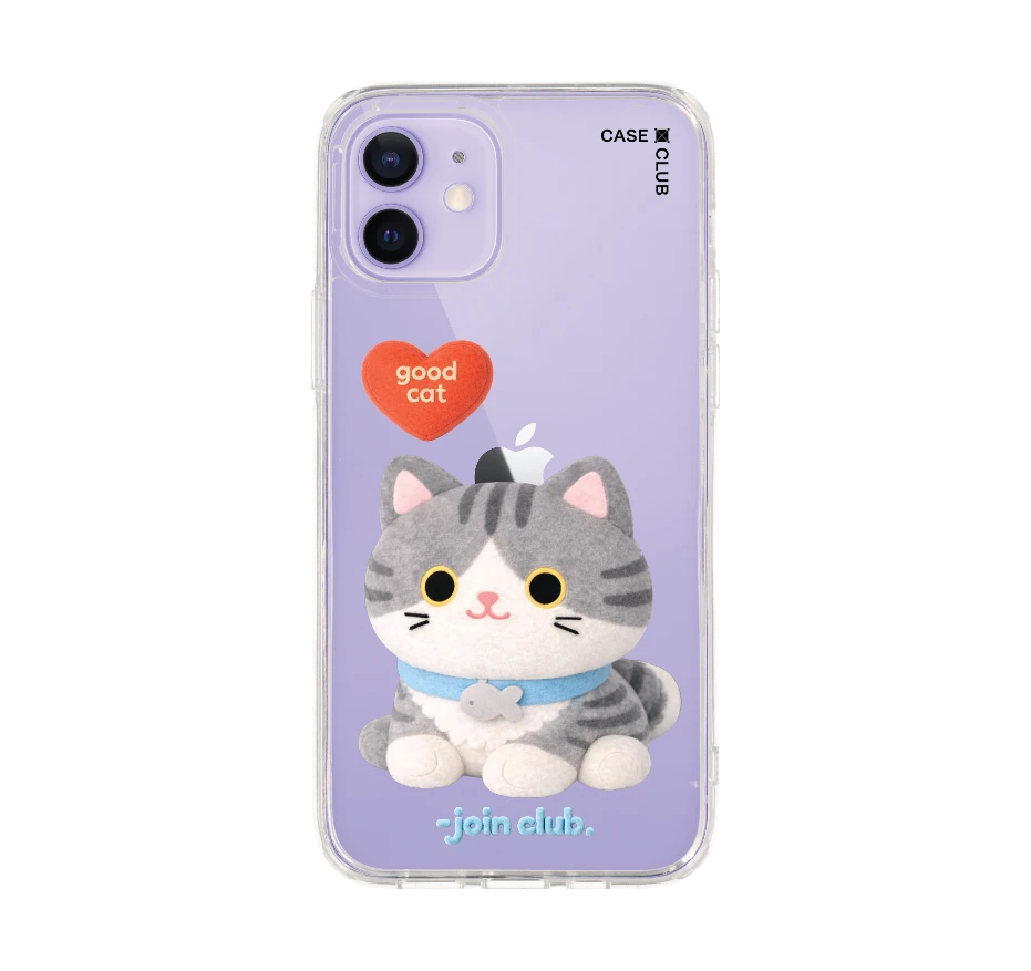 join the club heartful tabby cat