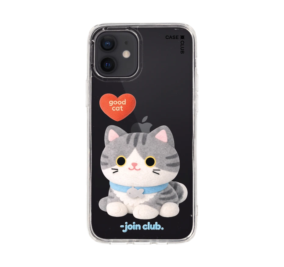join the club heartful tabby cat