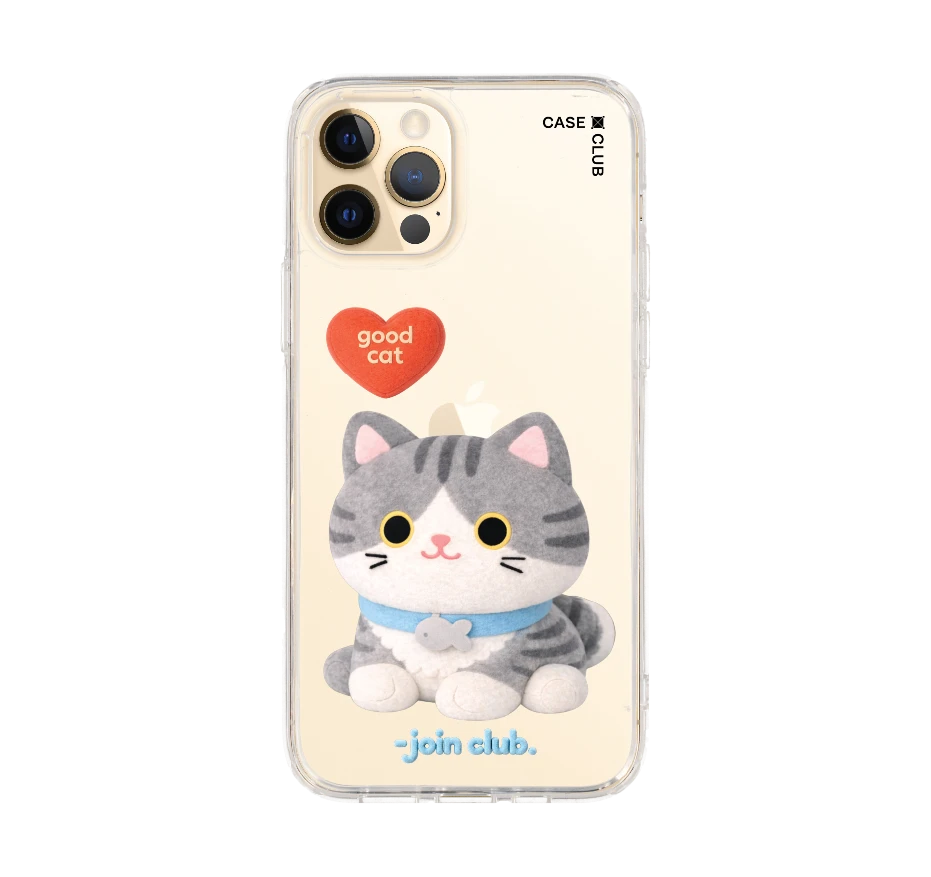 join the club heartful tabby cat