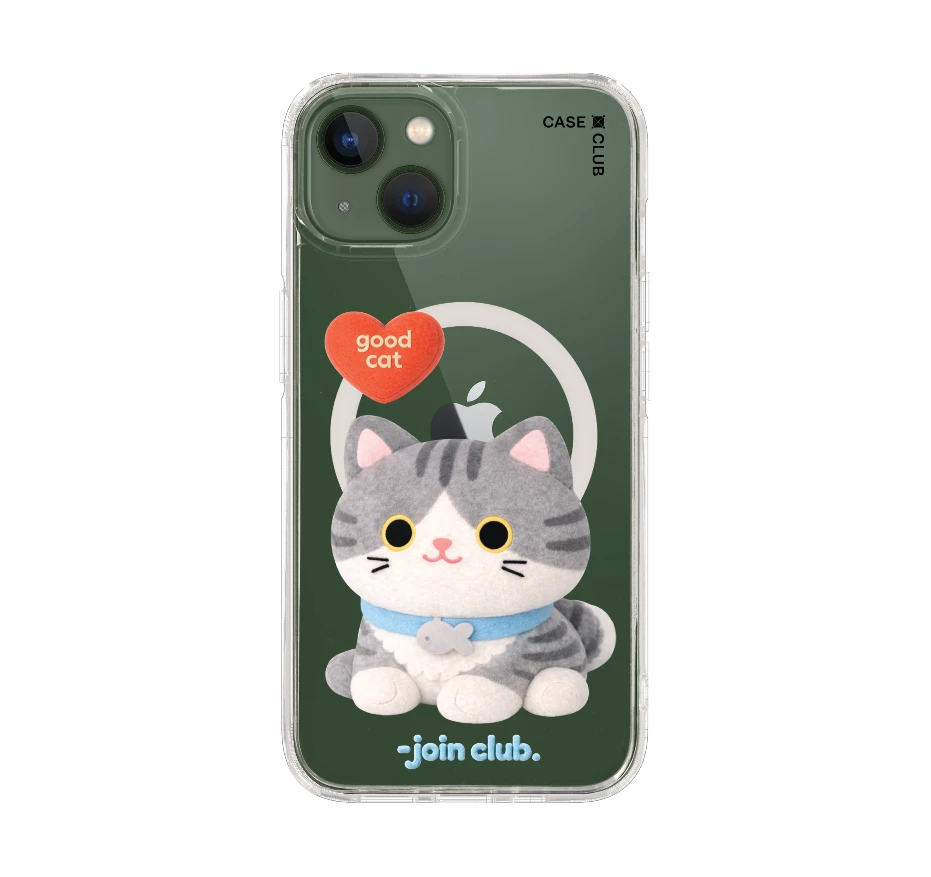 join the club heartful แมวลายสลิด