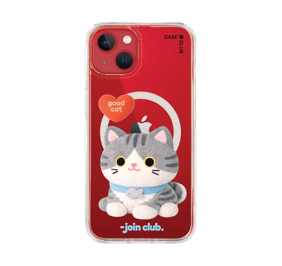 join the club heartful แมวลายสลิด