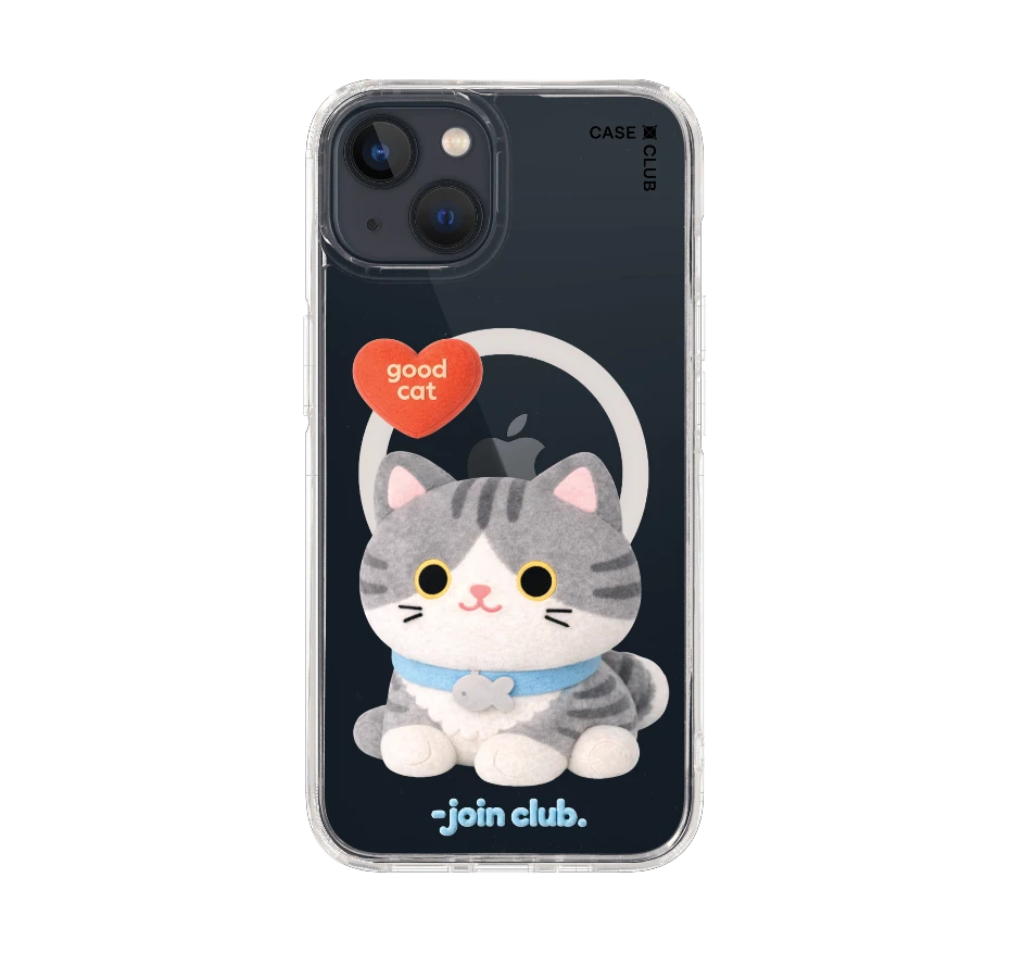 join the club heartful แมวลายสลิด