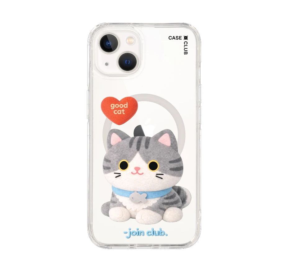join the club heartful แมวลายสลิด
