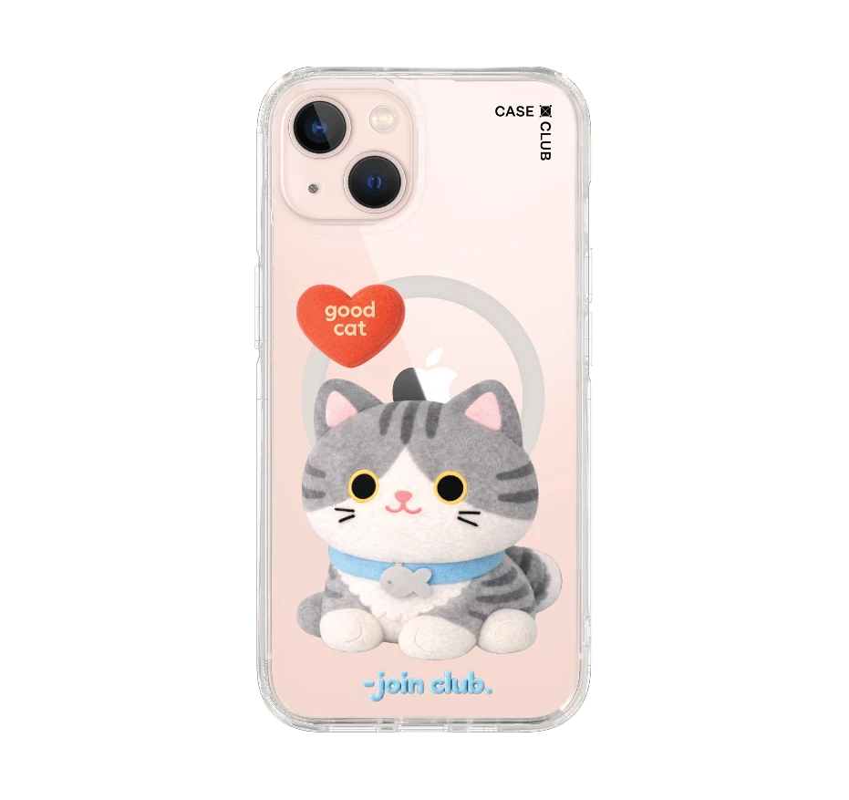 join the club heartful แมวลายสลิด