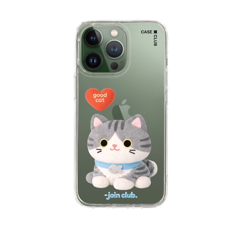 join the club heartful tabby cat