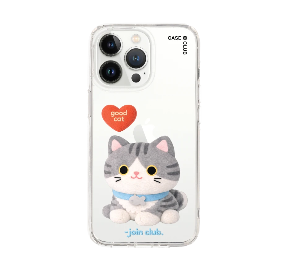 join the club heartful tabby cat