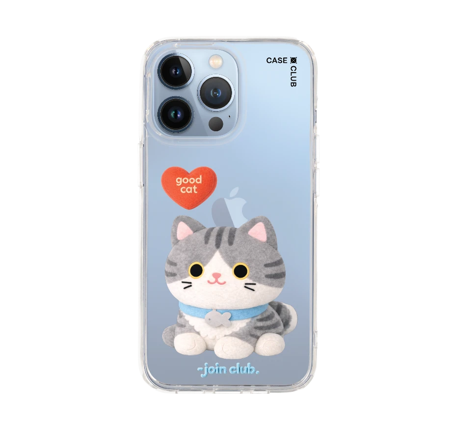 join the club heartful tabby cat