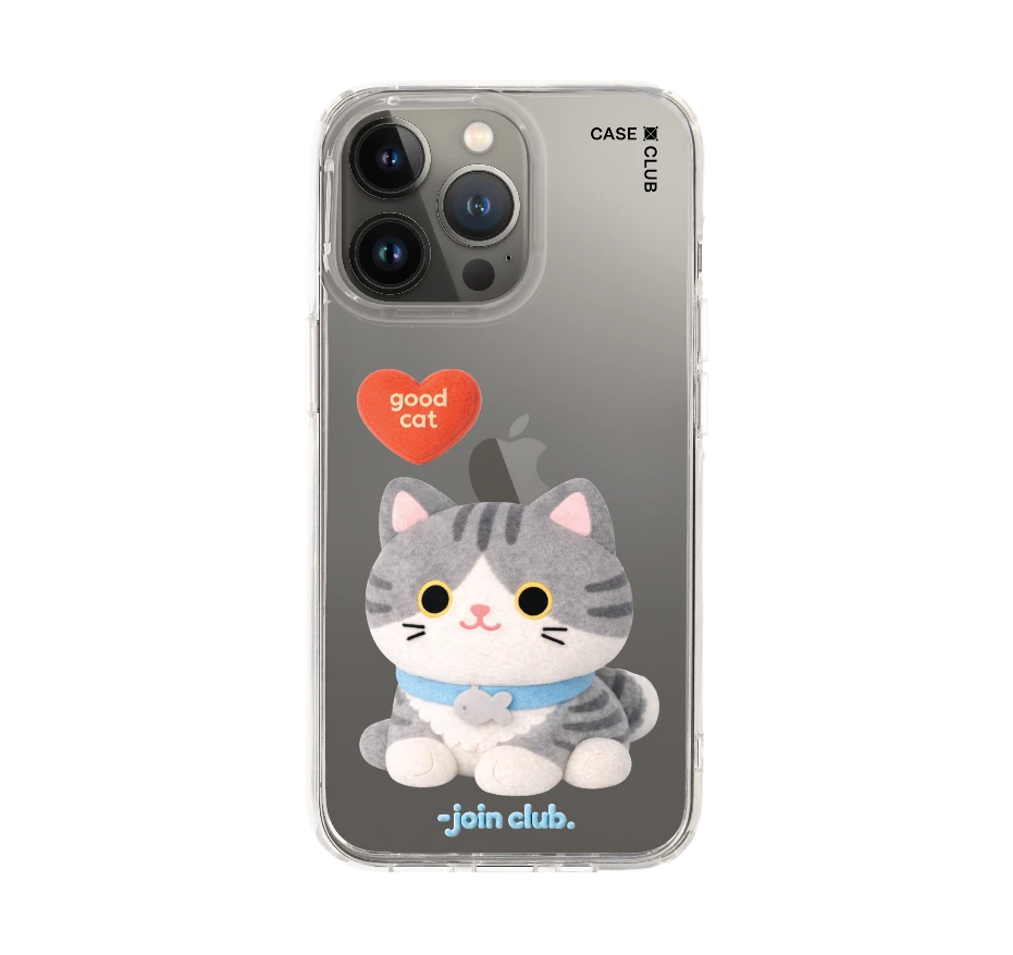 join the club heartful tabby cat