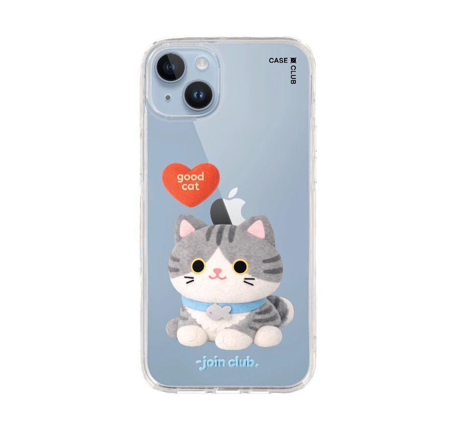 join the club heartful tabby cat