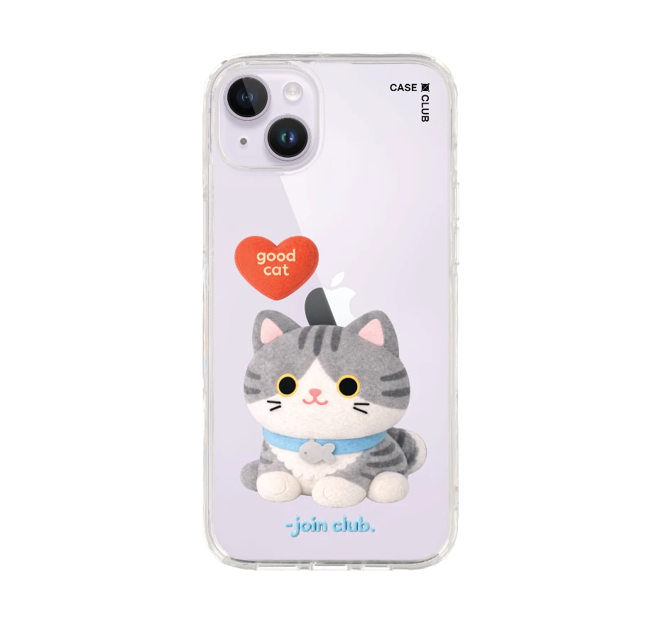 join the club heartful tabby cat