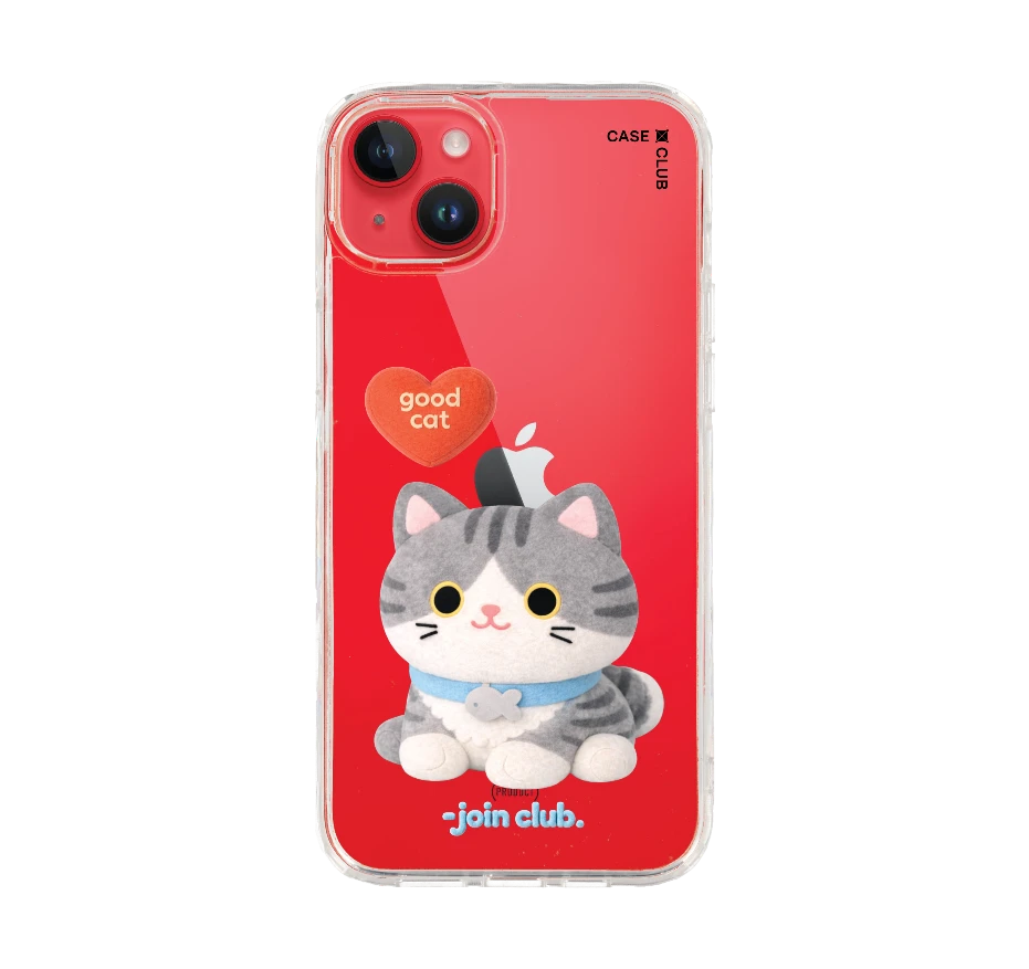 join the club heartful tabby cat
