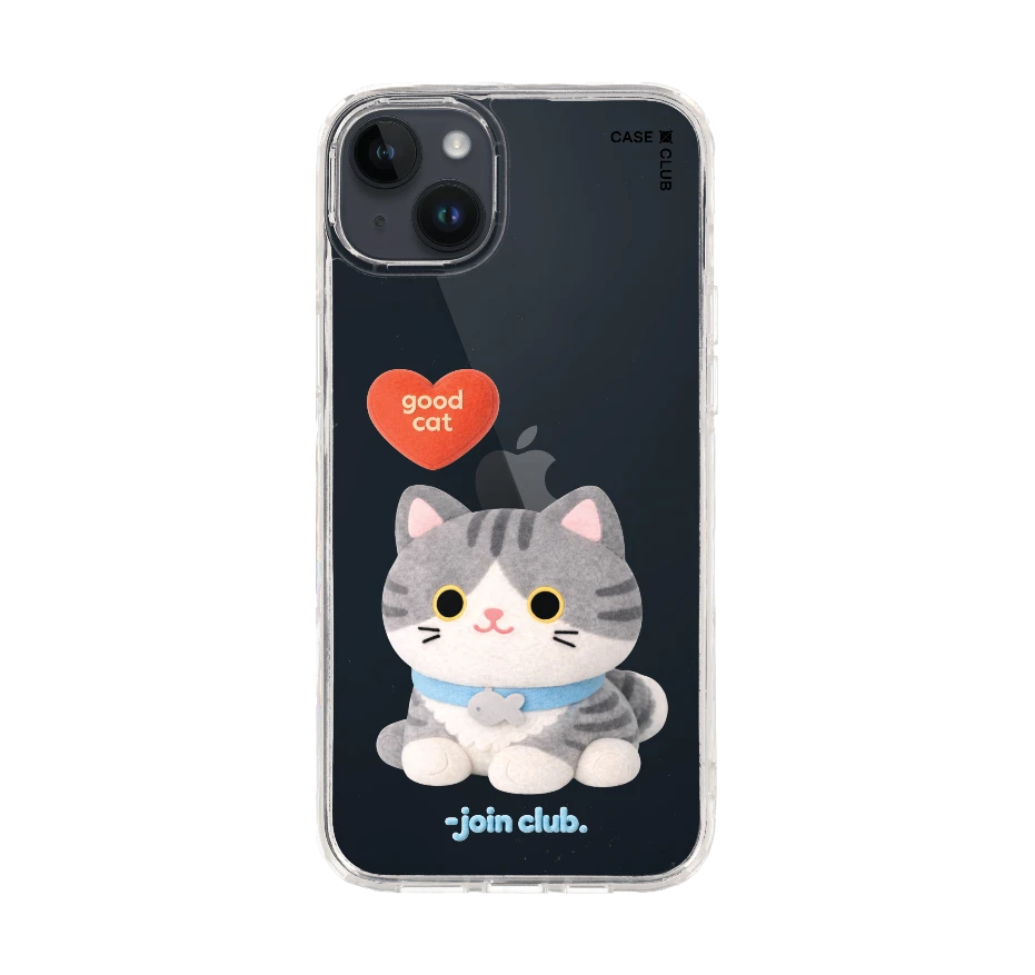 join the club heartful tabby cat