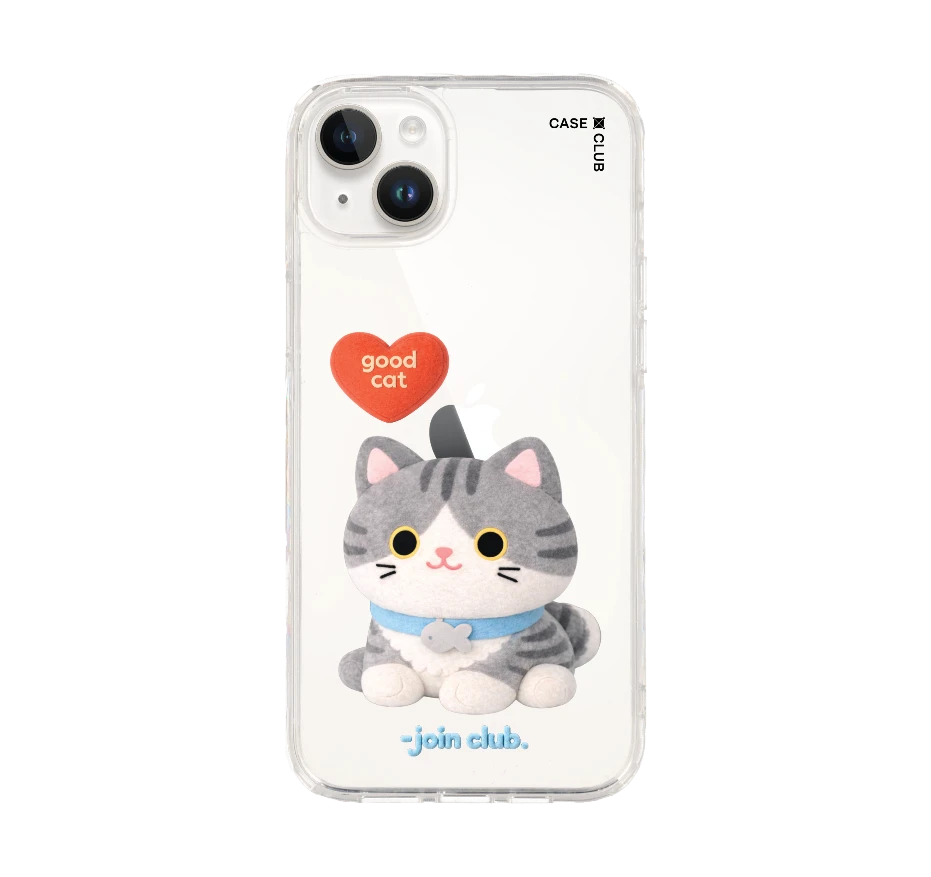 join the club heartful tabby cat