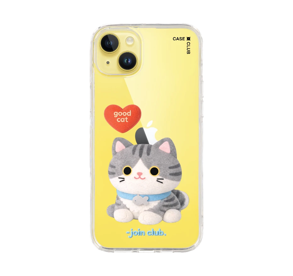join the club heartful tabby cat