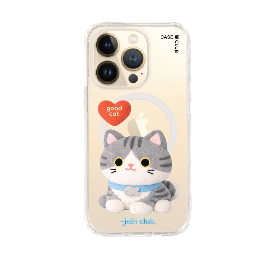 join the club heartful tabby cat