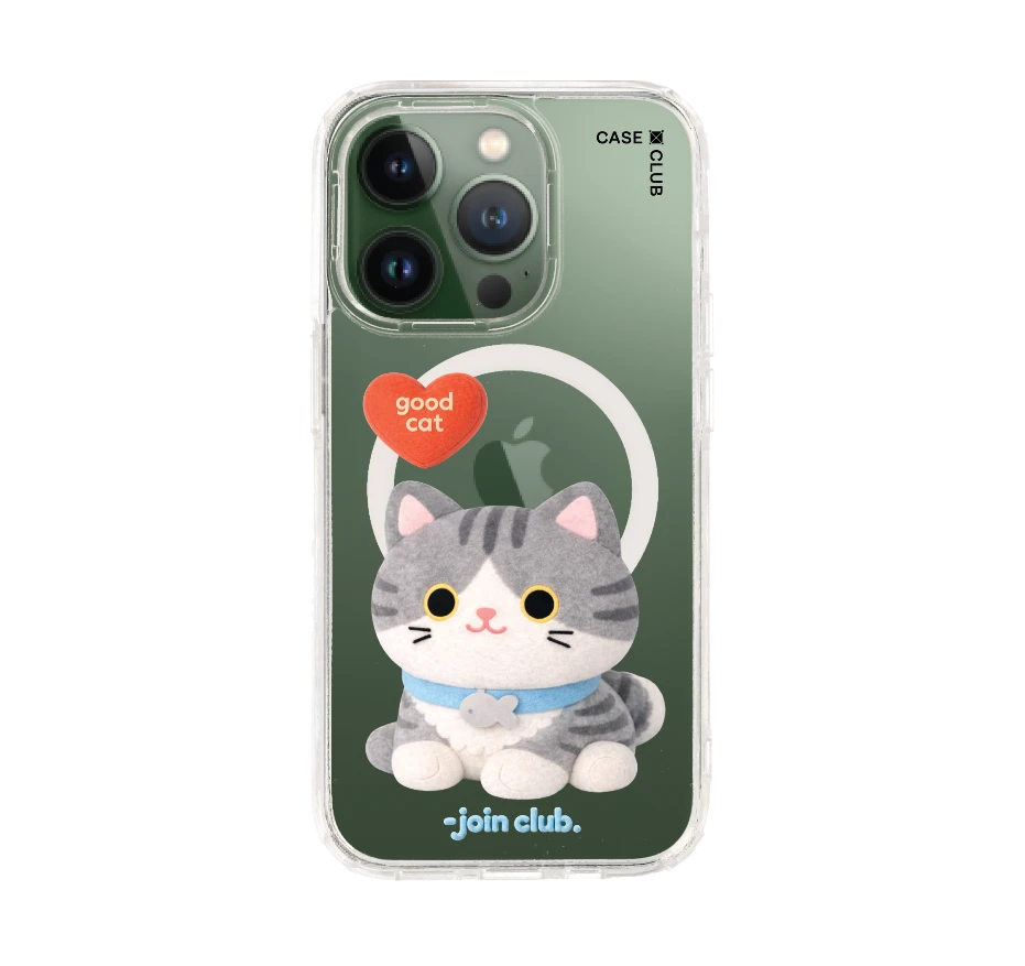 join the club heartful tabby cat