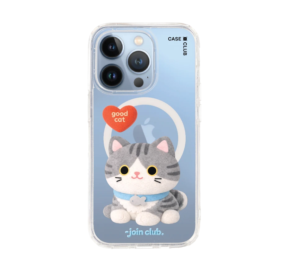 join the club heartful tabby cat