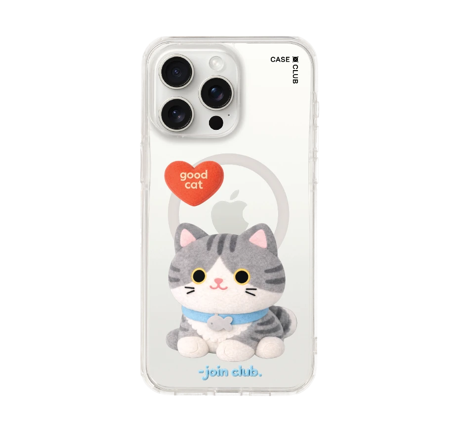 join the club heartful tabby cat