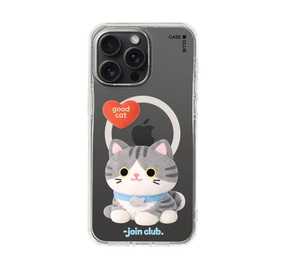 join the club heartful tabby cat