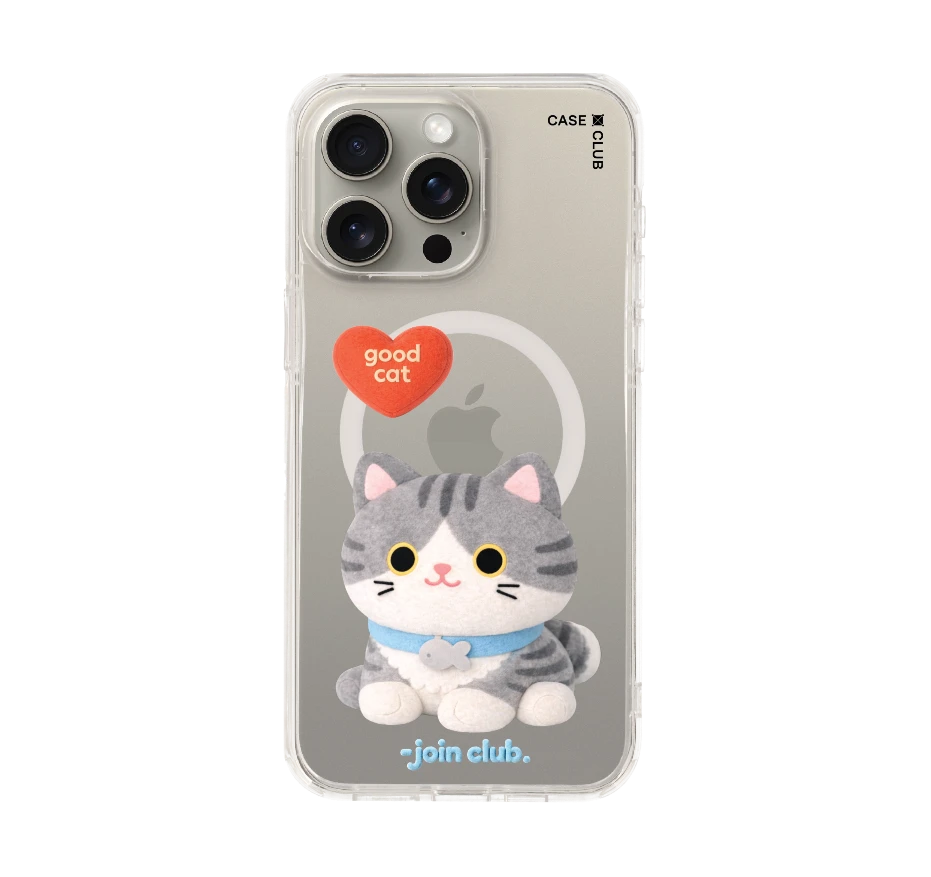 join the club heartful tabby cat