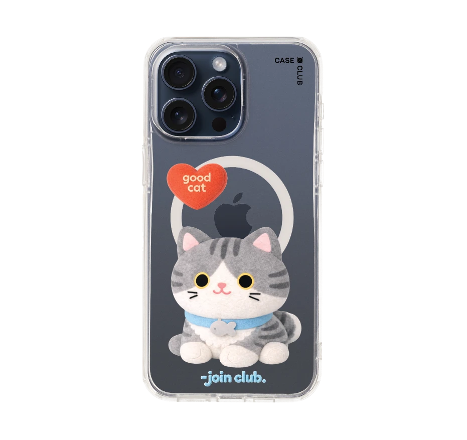 join the club heartful tabby cat