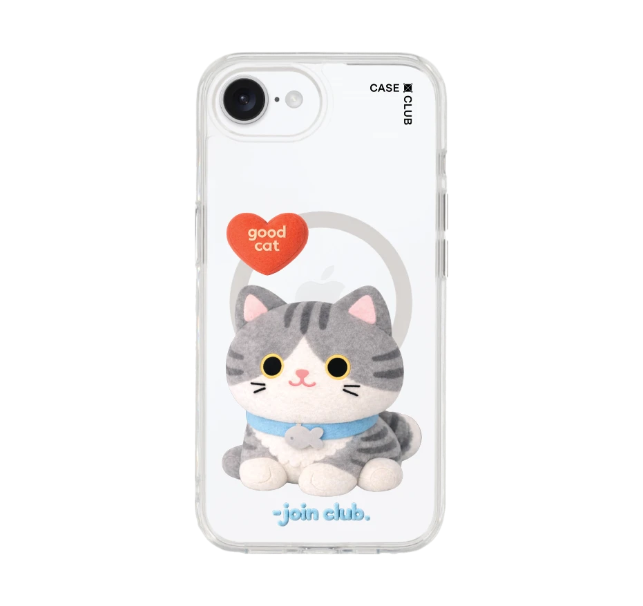 join the club heartful tabby cat