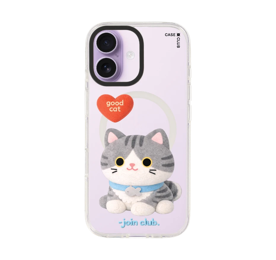join the club heartful tabby cat