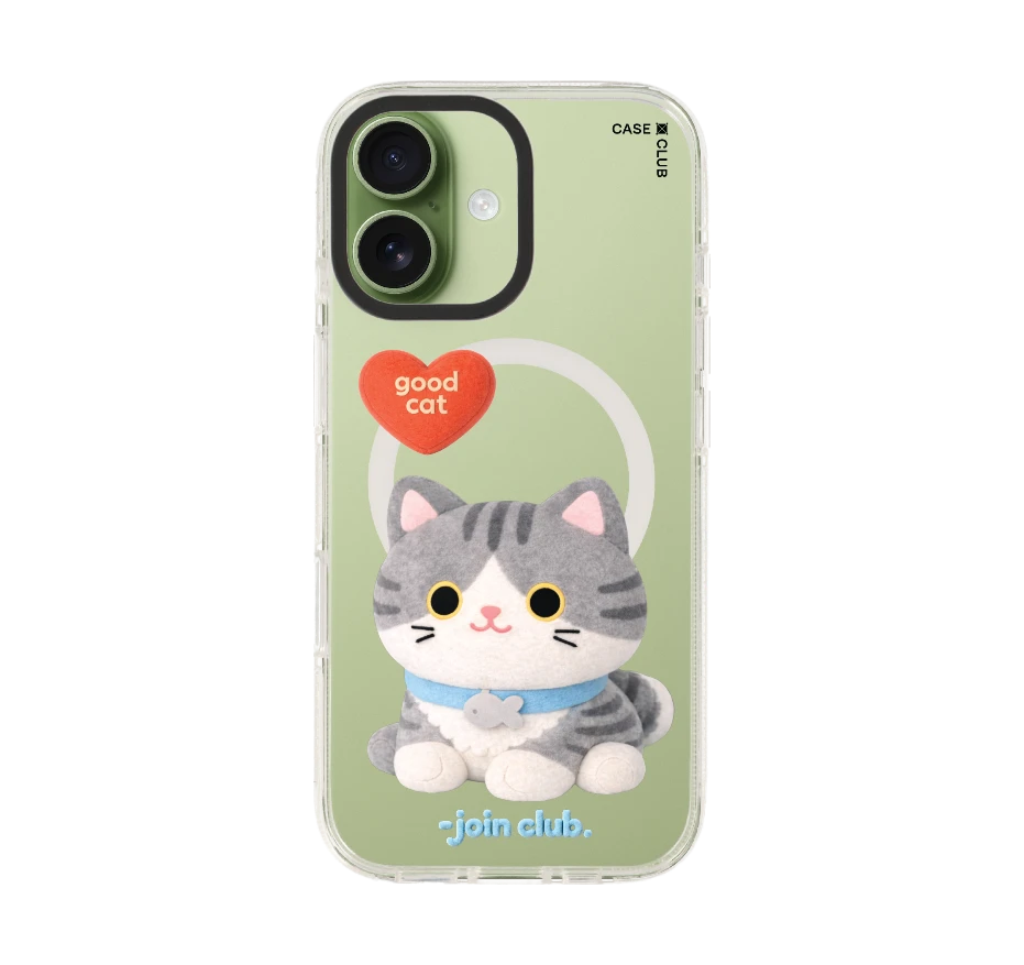 join the club heartful tabby cat