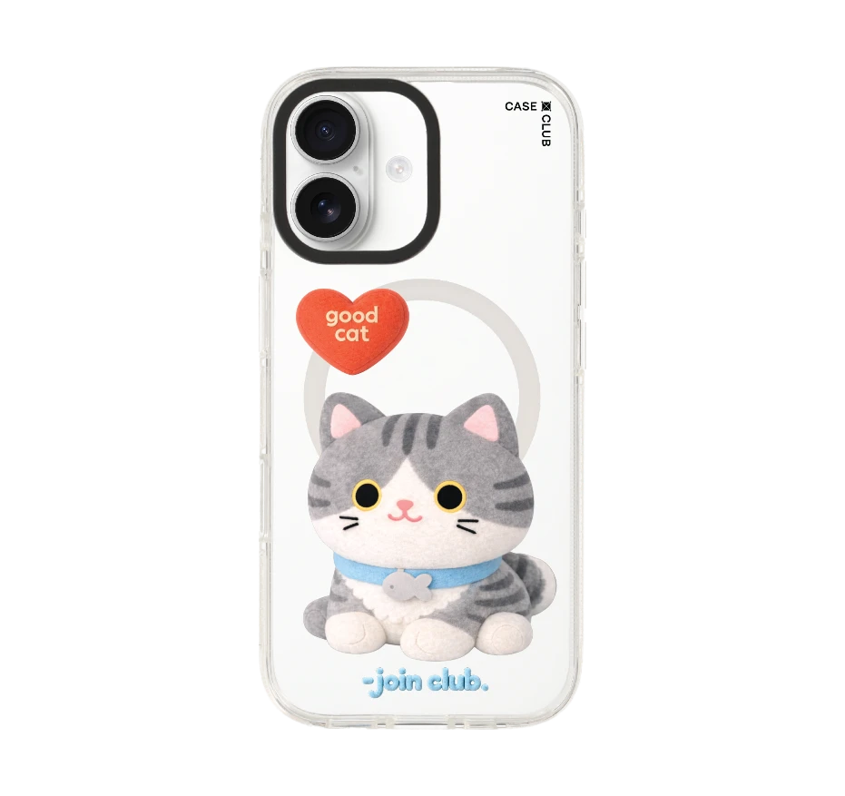 join the club heartful tabby cat