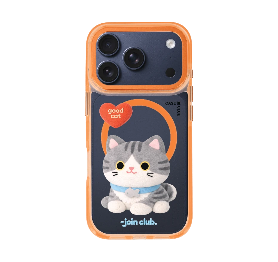 join the club heartful tabby cat