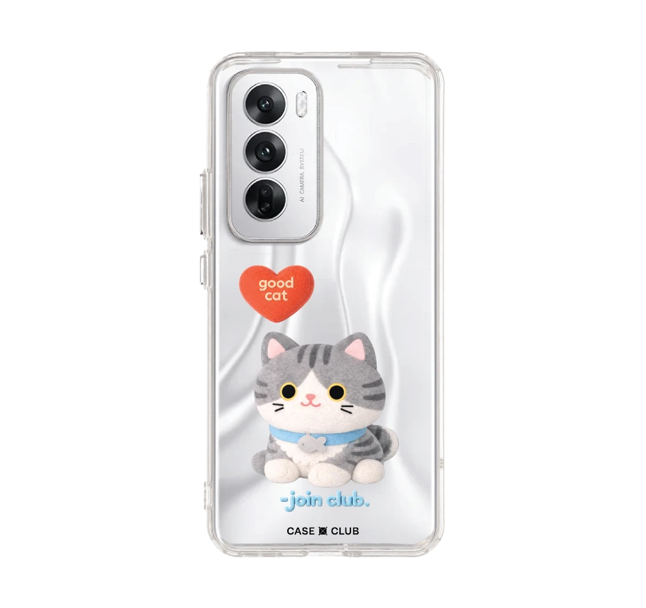 join the club heartful tabby cat