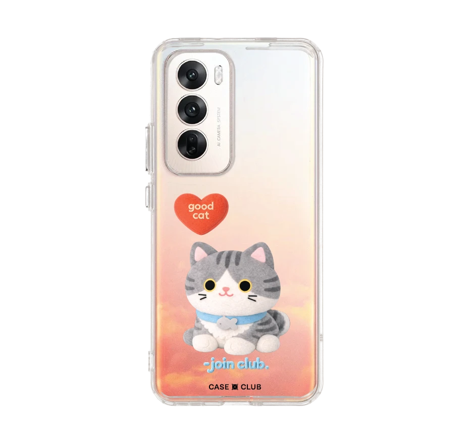 join the club heartful tabby cat