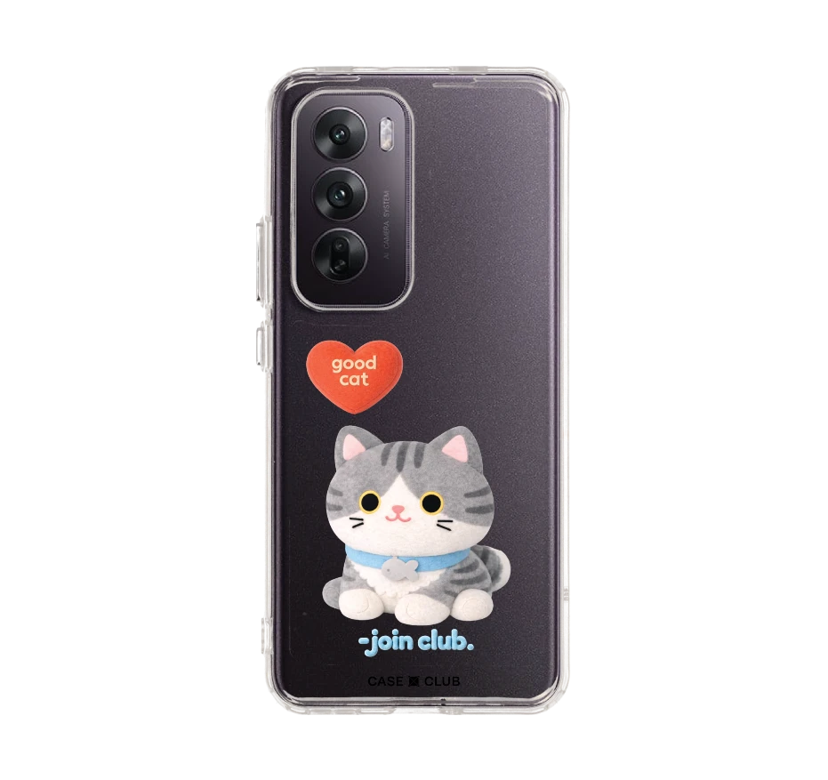 join the club heartful tabby cat