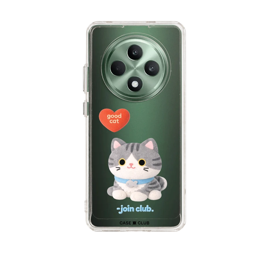 join the club heartful tabby cat