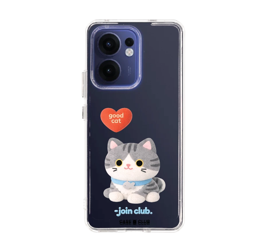 join the club heartful tabby cat