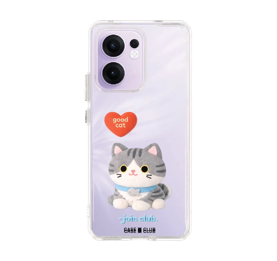 join the club heartful tabby cat