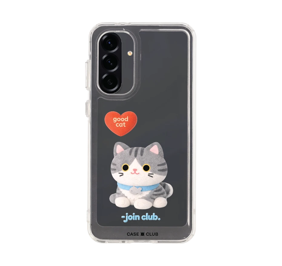 join the club heartful tabby cat