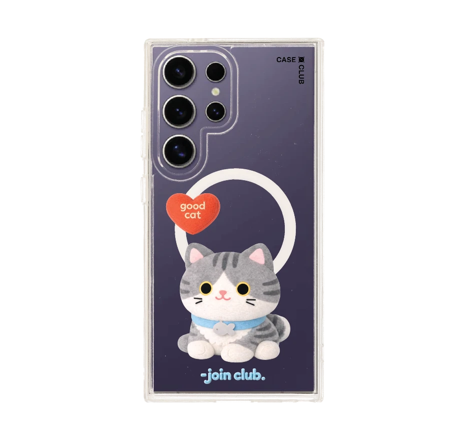 join the club heartful tabby cat