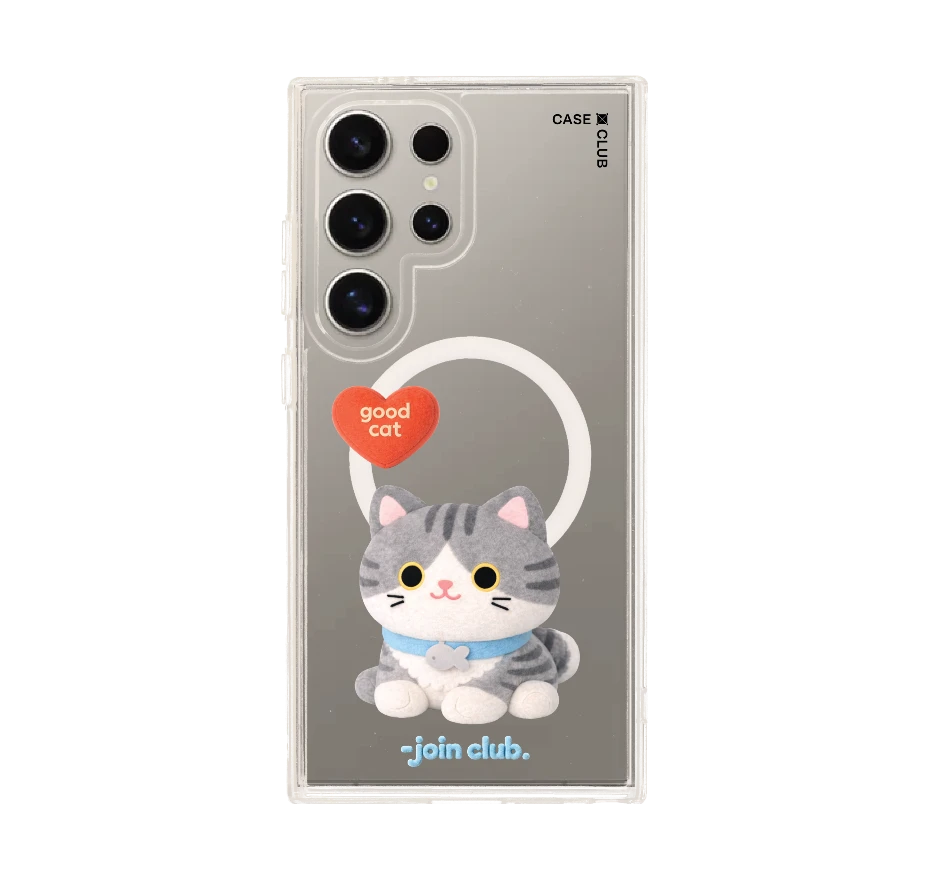 join the club heartful tabby cat
