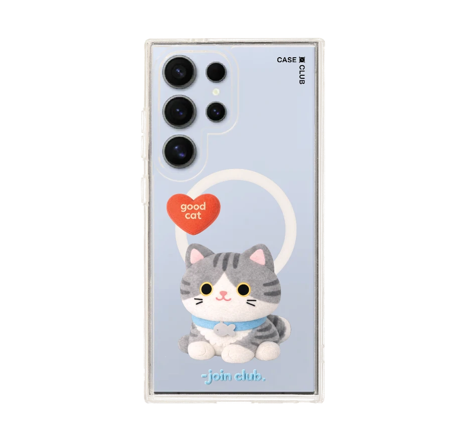 join the club heartful tabby cat