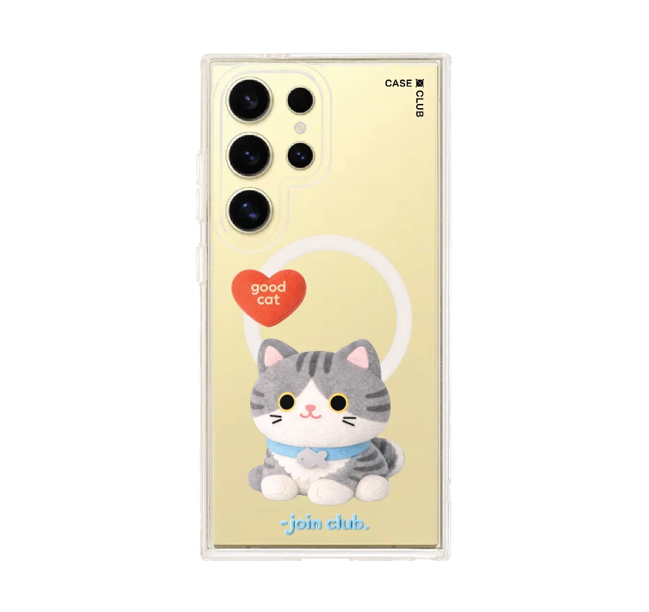 join the club heartful tabby cat