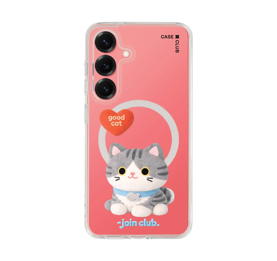 join the club heartful tabby cat